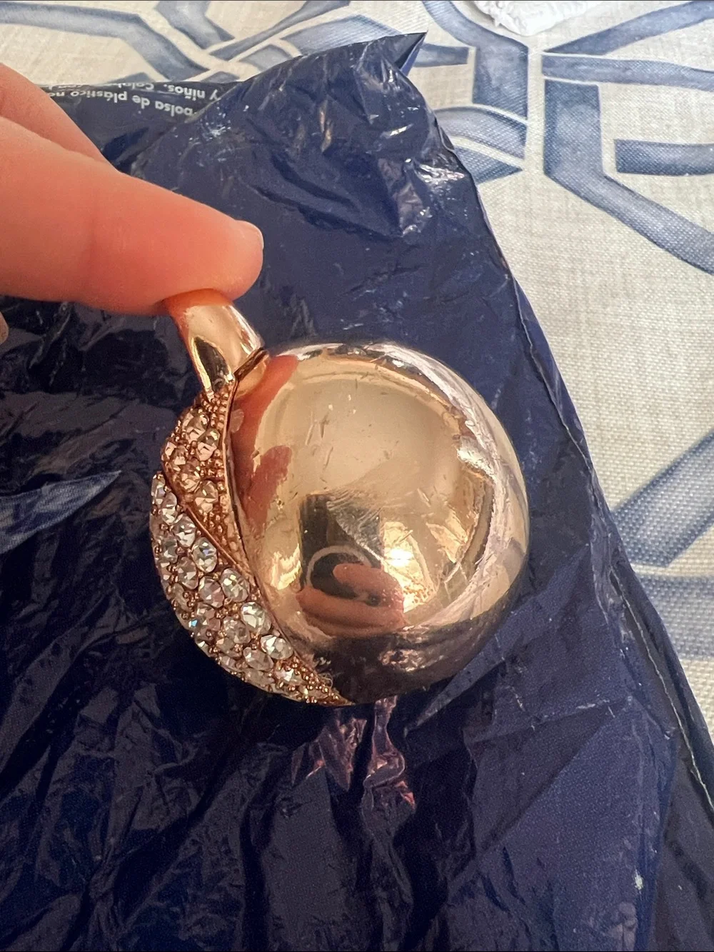 Fossil Crystal Fox Paperweight- Rose Gold Tone